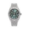 Diamonds Direct Men'S Watches | Rolex Sky-Dweller 42 Mint Dial Watch | Oystersteel