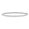 Diamonds Direct Bracelets | Illusion Diamond Bangle White Gold 14K