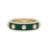 Diamonds Direct Fashion Rings | Michael M. Chroma Green Enamel Bezel Ring Yellow Gold 14K