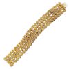 Diamonds Direct Bracelets | Fancy Colored Diamond Cuff Bracelet White And Yellow Gold 18K