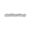 Diamonds Direct Women'S Bands | Petite Twist Full Diamond Wedding Band By Diamonds Direct Designs White Gold 14K