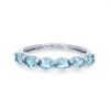 Diamonds Direct Women'S Bands | Blue Topaz Wedding Band