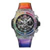 Diamonds Direct Men'S Watches | Hublot Big Bang Unico Titanium Rainbow 42Mm