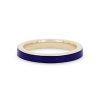 Diamonds Direct Fashion Rings | Michael M. Chroma Blue Enamel Ring Yellow Gold 14K