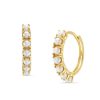 Diamonds Direct Earrings | Freshwater Pearl Huggie Hoop Earrings