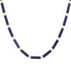 Diamonds Direct Necklaces & Pendants | Lapis 18 Inch Link Necklace Yellow Gold 14K