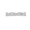 Diamonds Direct Women'S Bands | Petite Open Twist Full Diamond Wedding Band By Diamonds Direct Designs White Gold 14K