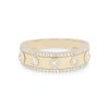 Diamonds Direct Fashion Rings | Diamond Border Bezel Ring Yellow Gold 14K