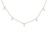 Diamonds Direct Necklaces & Pendants | Diamond Station Necklace Yellow Gold 14K