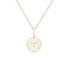 Diamonds Direct Necklaces & Pendants | Diamond Zodiac Pendant Yellow Gold 14K