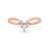 Diamonds Direct Women'S Bands | Contour Marquise And Round Diamond Wedding Band By Classique White Gold 14K