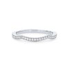 Diamonds Direct Women'S Bands | Tacori Ribbon Contour Wedding Band White Gold 18K