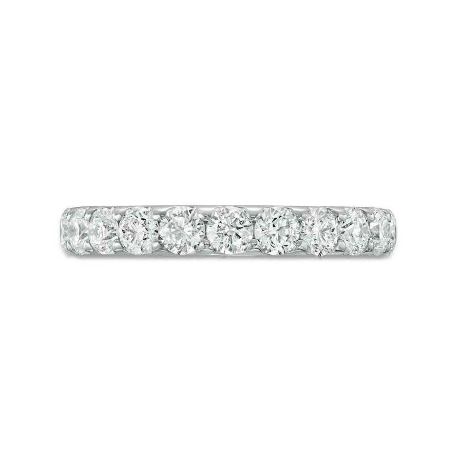 Diamonds Direct Women'S Bands | Essential Diamond Halfway Wedding Band (1.00Tw) Rose Gold 14K