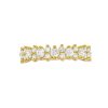 Diamonds Direct Women'S Bands | Alternating Size Diamond Wedding Band By A. Jaffe Yellow Gold 14K