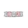 Diamonds Direct Rings | Cushion Cut Diamond Band Platinum