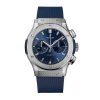 Diamonds Direct Men'S Watches | Hublot Classic Fusion Chronograph Titanium Blue 45Mm