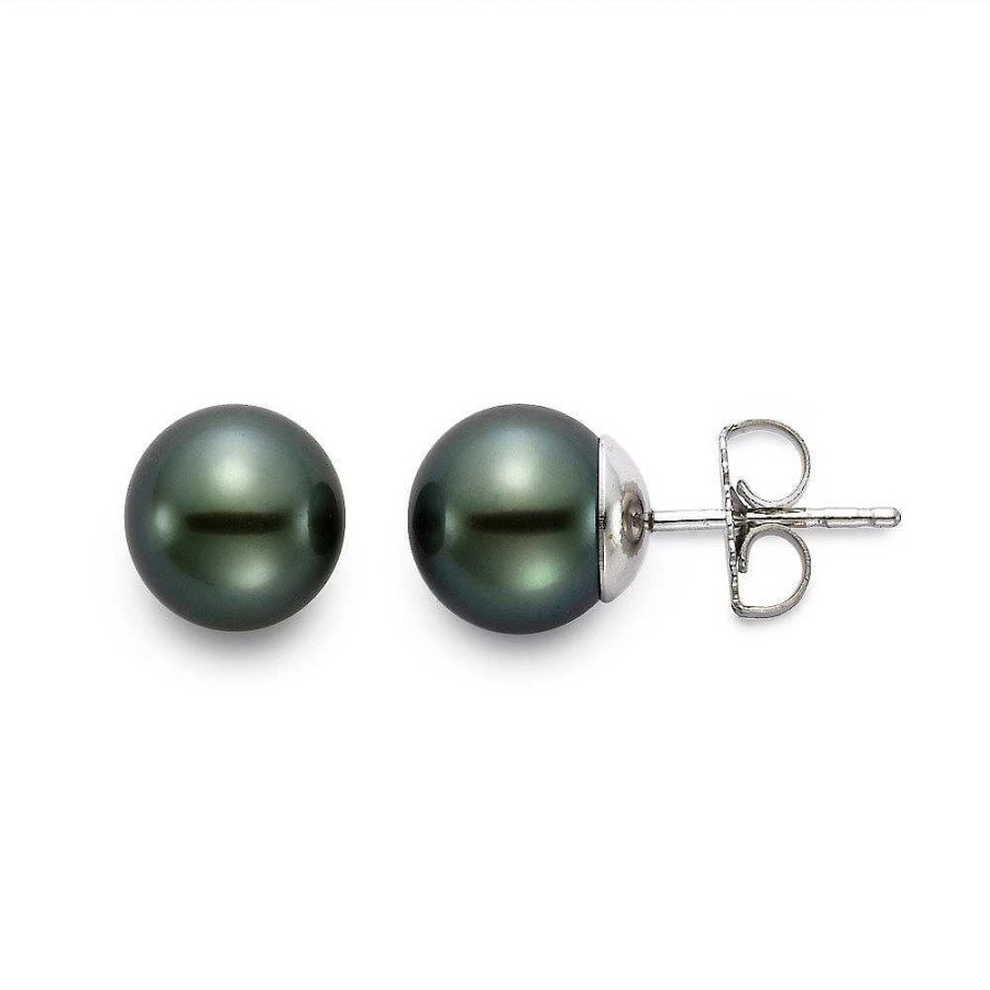 Diamonds Direct Earrings | Tahitian Pearl Studs