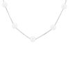 Diamonds Direct Necklaces & Pendants | Freshwater Pearl Tin Cup Necklace White Gold 14K