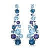 Diamonds Direct Earrings | Mixed Gemstone Drop Earrings