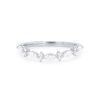 Diamonds Direct Women'S Bands | Alternating Marquise Diamond Wedding Band By Classique White Gold 14K