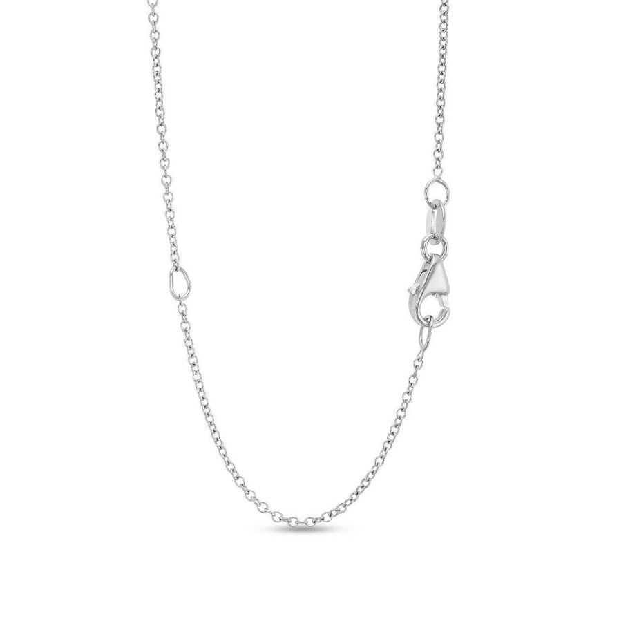 Diamonds Direct Necklaces & Pendants | Emerald And Diamond Halo Pendant Necklace White Gold 14K