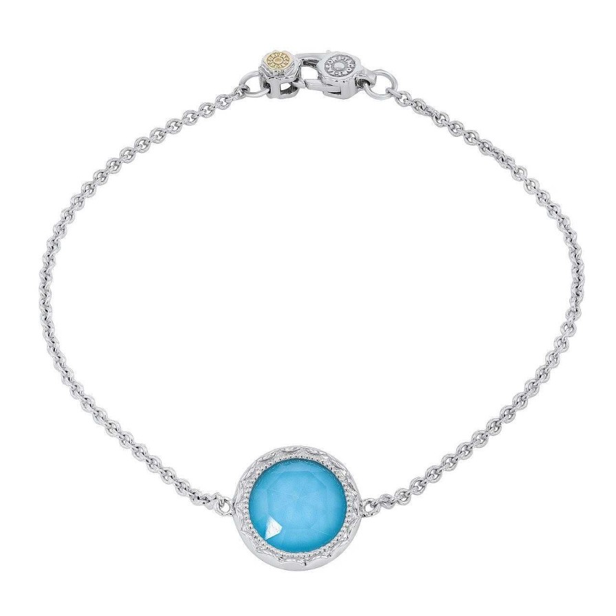 Diamonds Direct Bracelets | Tacori Crescent Embrace Turquoise Bracelet