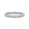 Diamonds Direct Women'S Bands | Petite Channel Diamond Wedding Band By Classique White Gold 14K