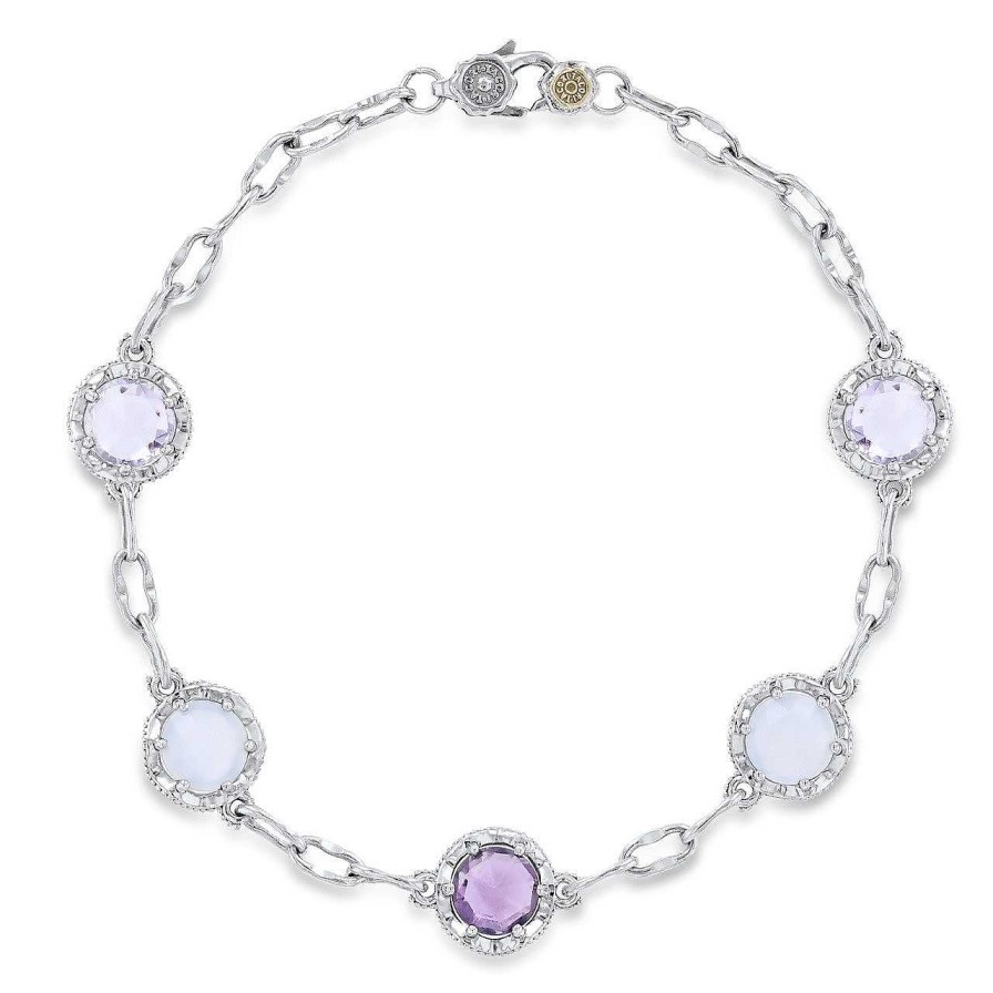 Diamonds Direct Bracelets | Tacori Petite Purple Cascading Gem Bracelet