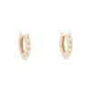 Diamonds Direct Earrings | Gold Spike Huggie Hoop Earrings