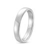 Diamonds Direct Men'S Bands | Euro Comfort Fit 4.5Mm Wedding Band White Gold 14K