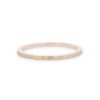 Diamonds Direct Women'S Bands | Hammer 1Mm Wedding Band By Novell White Gold 14K