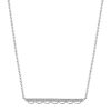 Diamonds Direct Necklaces & Pendants | White Gold Tacori Crescent Bar Diamond Pendant