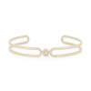 Diamonds Direct Bracelets | Michael M. Alignment Cuff Bangle Yellow Gold 14K