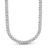 Diamonds Direct Necklaces | Asscher Diamond Riviera Necklace