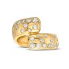 Diamonds Direct Fashion Rings | Scatter Diamond Bypass Ring Yellow Gold 14K