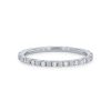 Diamonds Direct Women'S Bands | Alternating Diamond Bead Eternity Band By Classique White Gold 14K