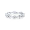 Diamonds Direct Women'S Bands | Kirk Kara Angelique Artisan Crown Diamond Wedding Band White Gold 14K