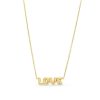 Diamonds Direct Necklaces & Pendants | Love Bubble Letters Necklace