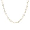 Diamonds Direct Necklaces & Pendants | Mother Of Pearl 18" Link Necklace