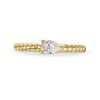 Diamonds Direct Fashion Rings | Pear Shape Diamond Horizontal Twist Ring