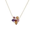 Diamonds Direct Necklaces & Pendants | Multicolor Gemstone Cluster Pendant