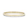 Diamonds Direct Bracelets | Simon G. Diamond Bangle White And Yellow Gold 18K