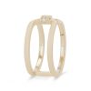 Diamonds Direct Fashion Rings | Michael M. Linked At Last Ring Yellow Gold 14K