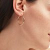 Diamonds Direct Earrings | Gold 2X30Mm Tube Hoop Earrings