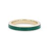 Diamonds Direct Fashion Rings | Michael M. Chroma Green Enamel Ring Yellow Gold 14K