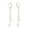 Diamonds Direct Earrings | Freshwater Pearl Layered Drop Earrings