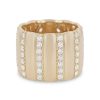 Diamonds Direct Fashion Rings | Michael M. Orb Ribbed Ring Yellow Gold 14K