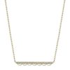 Diamonds Direct Necklaces & Pendants | Yellow Gold Tacori Crescent Bar Diamond Pendant