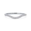 Diamonds Direct Women'S Bands | Contour Diamond Wedding Band By Classique White Gold 14K