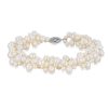 Diamonds Direct Bracelets | Freshwater Pearl Cluster Bracelet